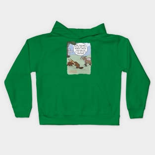 Beaver disaster Kids Hoodie